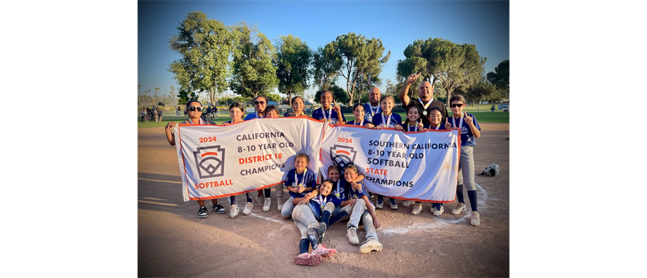 East Alhambra 8-10 Softball STATE CHAMPIONS 2024